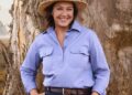 Lisa Millar stands beside a tree in Back Roads Candelo from season 12.