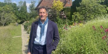 Monty Don stands in a garden in Monty Don’s British Gardens episode 4.