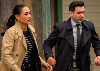 Fitz and Arch run together during Saint-Pierre episode 2.