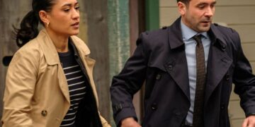 Fitz and Arch run together during Saint-Pierre episode 2.