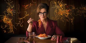 Annabel Crabb hosts a new season of Kitchen Cabinet on ABC.