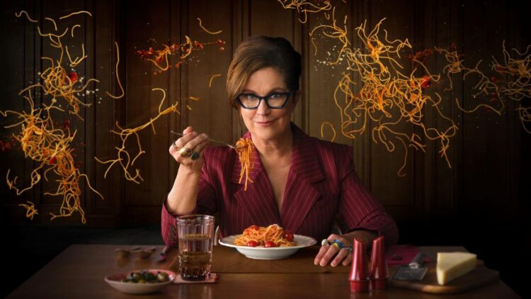 Annabel Crabb hosts a new season of Kitchen Cabinet on ABC.