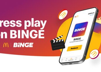 McDonald's and BINGE MyMacca's Rewards partnership artwork