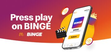 McDonald's and BINGE MyMacca's Rewards partnership artwork