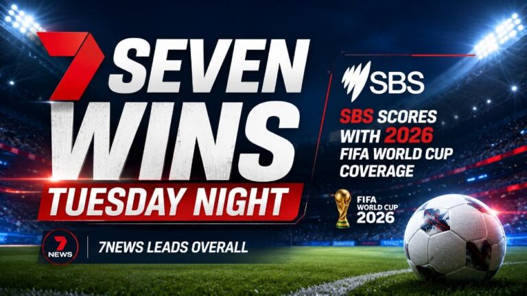 7NEWS topped Tuesday TV ratings with the highest National Total TV Reach.