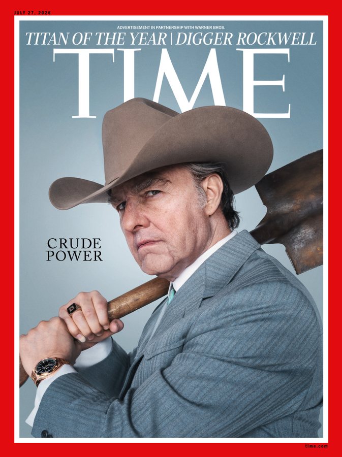 Digger branded TIME Magazine cover