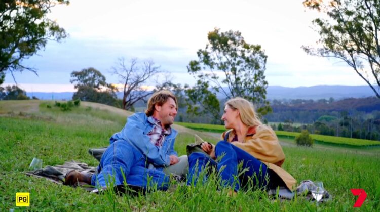 Farmer Alex and Eddy share an emotional moment on Farmer Wants A Wife.