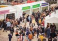 Crowds at the NAIDOC Week First Peoples Art and Design Market at Federation Square.