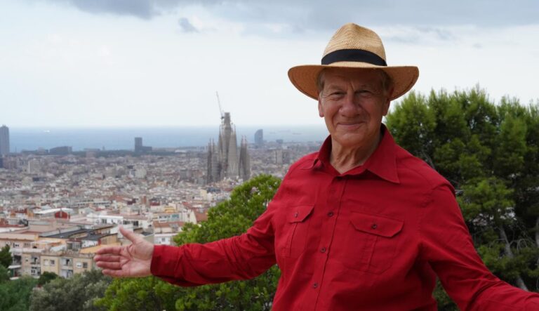 Michael Portillo overlooks Barcelona in Spain With Michael Portillo.