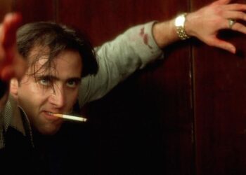 Nicolas Cage appears in a scene from Nicolas Cage: Hollywood’s Mad Genius on SBS Viceland.
