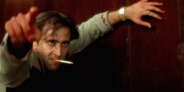 Nicolas Cage appears in a scene from Nicolas Cage: Hollywood’s Mad Genius on SBS Viceland.