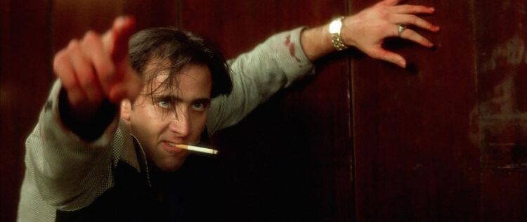 Nicolas Cage appears in a scene from Nicolas Cage: Hollywood’s Mad Genius on SBS Viceland.