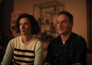 Andrew Lincoln and co-star in Coldwater on SBS