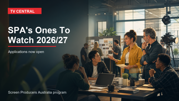 TV Central graphic for SPA's Ones To Watch 2026/27 program applications.
