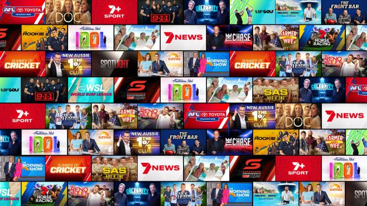 Seven programs featured in Australia’s most watched network campaign for the first half of 2026