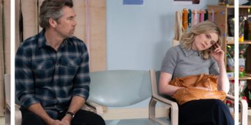 Patrick Brammall and Harriet Dyer in Colin From Accounts season 3