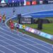Cam Myers leading the Men's Mile semi-final at the Glasgow 2026 Commonwealth Games.