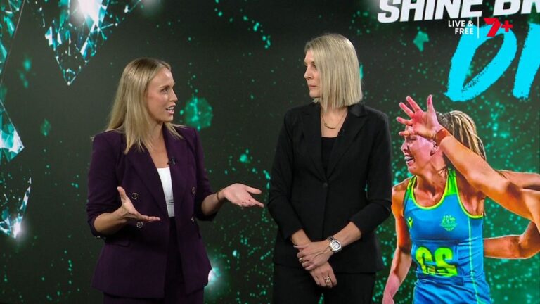 Cath Cox and Kim Green preview the Australian Diamonds v England netball clash during Seven's Glasgow 2026 coverage.