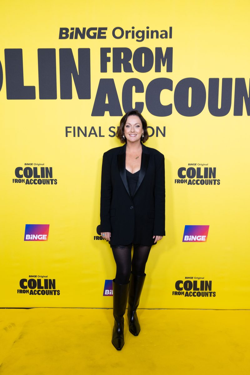 Celeste Barber at the Colin From Accounts final season celebration
