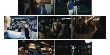 First look images from season two of Chad Powers on Disney+.