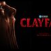 Official Clayface key art showing the DC Studios title treatment and a distorted face