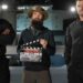 Chris Hemsworth, Idris Elba and Golshifteh Farahani in an official image for Extraction 3.
