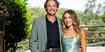 Farmer Dylan and Ally on Farmer Wants A Wife