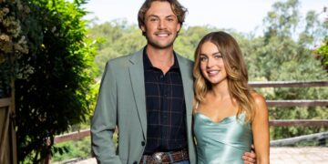 Farmer Wants A Wife couple from the 2026 season on Seven and 7plus