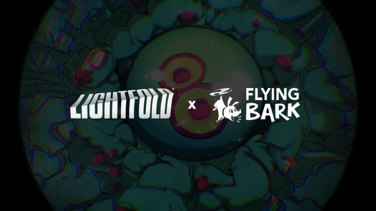 Flying Bark and Lightfold collaboration artwork.