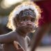 A Galpu boy performing ceremony at Garma Festival