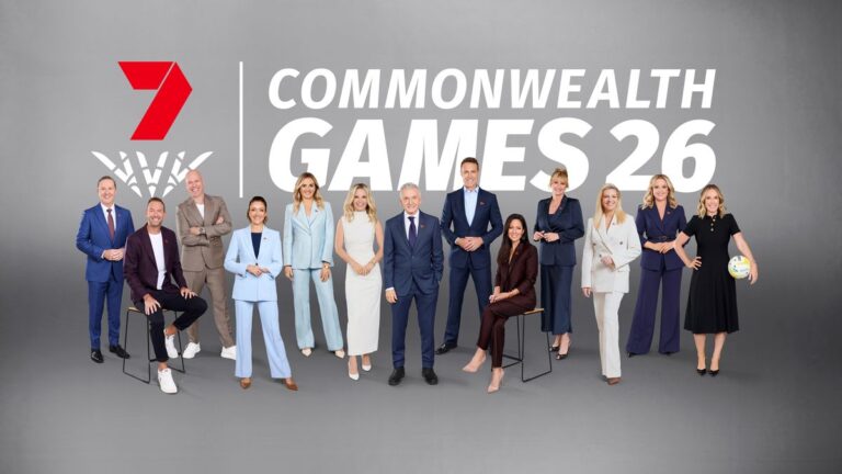 Seven's Glasgow 2026 Commonwealth Games coverage team.