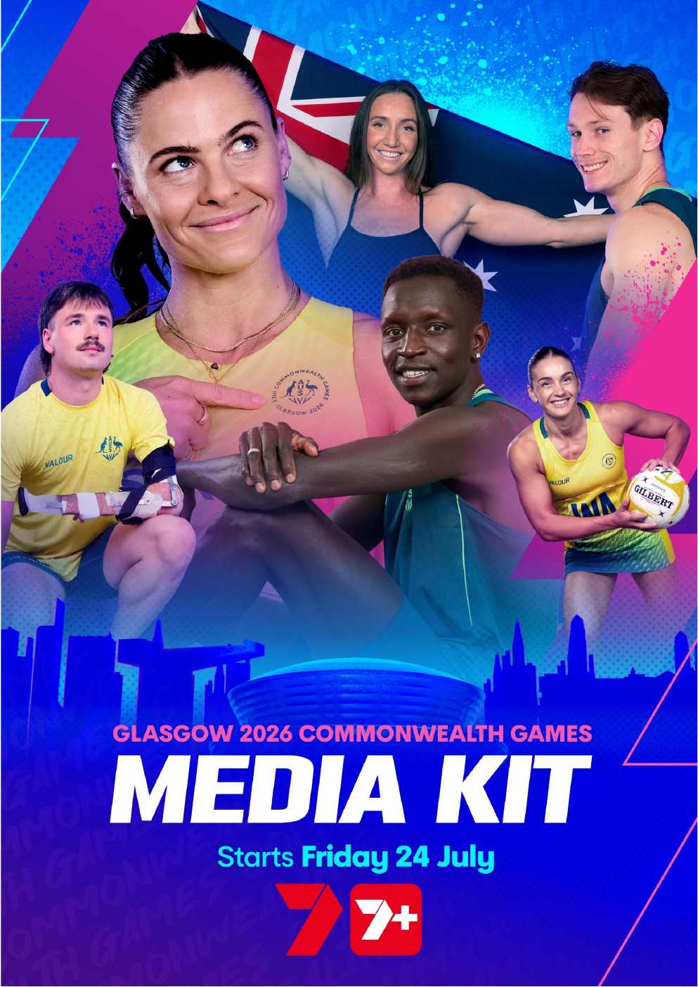 Glasgow 2026 Commonwealth Games media kit page 1