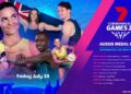 Seven Commonwealth Games 26 official broadcast artwork