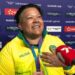 Hani Watson after winning bronze in women's Para powerlifting at Glasgow 2026.