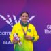 Iona Anderson after winning women's 100m backstroke gold at Glasgow 2026.