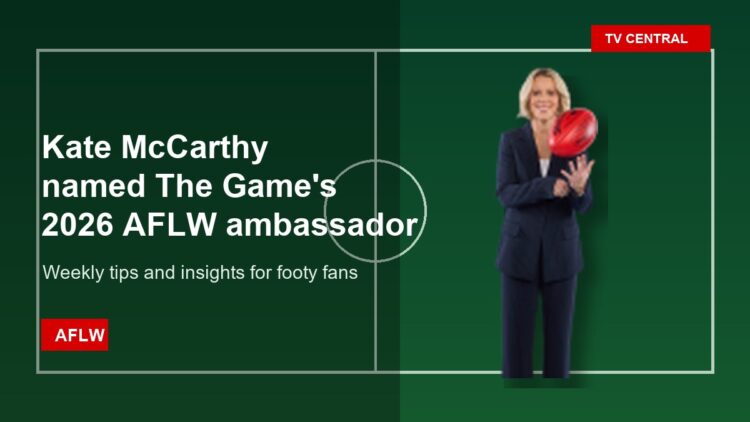 Kate McCarthy named The Game's 2026 AFLW ambassador