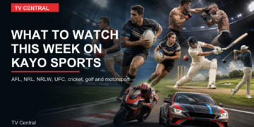 TV Central feature image for what to watch this week on Kayo Sports from July 9 2026.