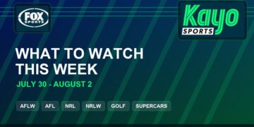 What to watch this week on Kayo Sports, including AFLW, AFL, NRL, NRLW, golf and Supercars.