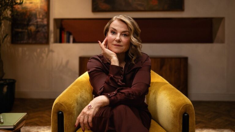 Esther Perel for Apple TV dating documentary series The Last Person on Earth.