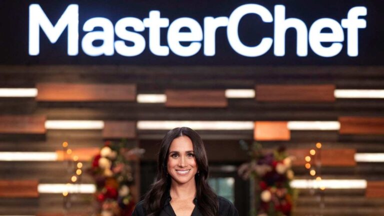 Meghan, Duchess of Sussex on the MasterChef Australia set