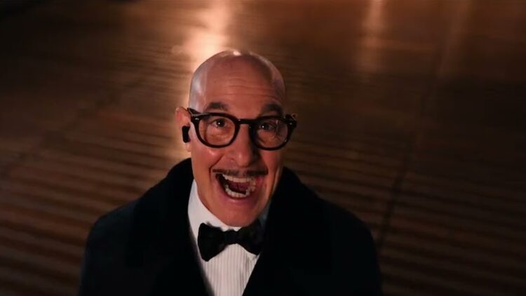 Stanley Tucci in the Masterplan teaser trailer on Prime Video.