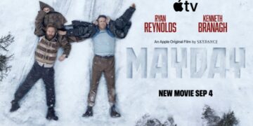 Ryan Reynolds and Kenneth Branagh in Mayday key art for Apple TV
