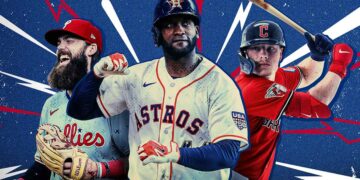 2026 MLB All-Star Game artwork featuring Major League Baseball players.