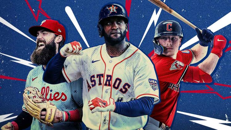 2026 MLB All-Star Game artwork featuring Major League Baseball players.