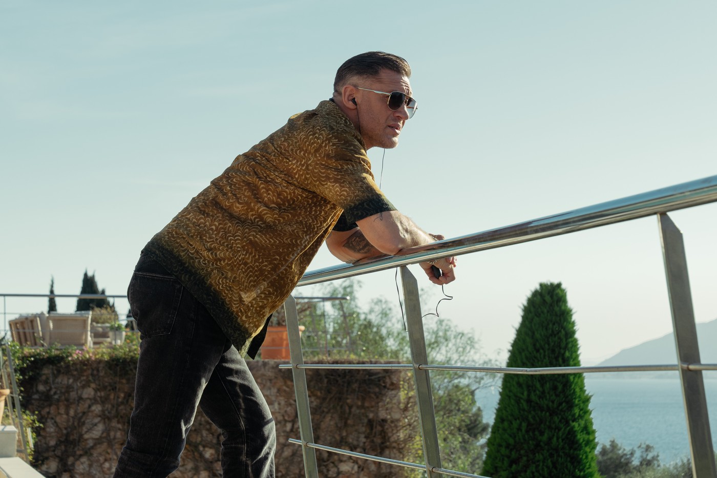 Tom Hardy as Harry Da Souza in Mobland season two.