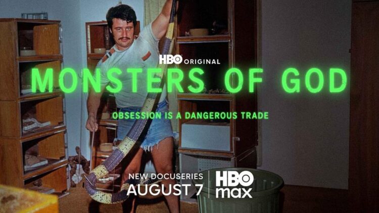 Official key art for HBO documentary series Monsters of God