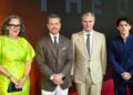 The Odyssey cast and filmmaker Christopher Nolan at the Mumbai premiere