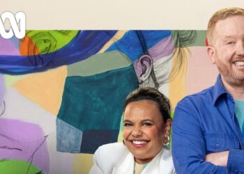 Miranda Tapsell and Luke McGregor host Portrait Artist of the Year season two on ABC