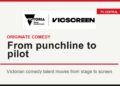 VicScreen and Melbourne International Comedy Festival Originate Comedy feature artwork.
