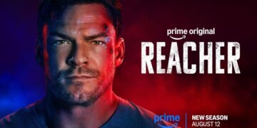 Reacher Season 4 image from Prime Video's San Diego Comic-Con announcement.